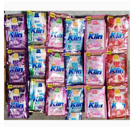 SIAP KIRIM  SOKLIN LIQUID CAIR SACHET 22ml DETERGEN PAKAIAN BAJU ( ISI 6  PCS )