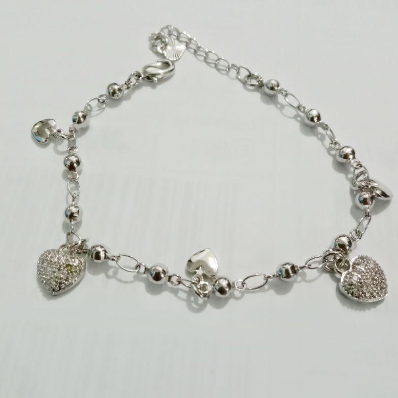 Gelang Rantai wanita Perak juray asli anti luntur anti karat rantai ORI promo set perhiasan titanium