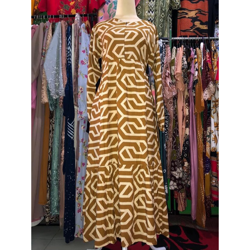 GAMIS BUSUI BAHAN RAYON ADEM