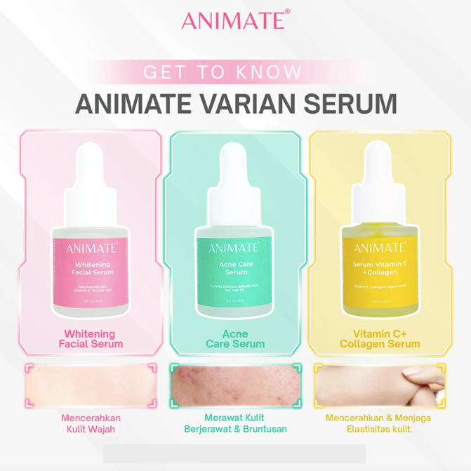 ANIMATE Serum 20ml | Whitening / Dark Spot / Glowing Barrier / 24K Gold / Acne / Vitamin C