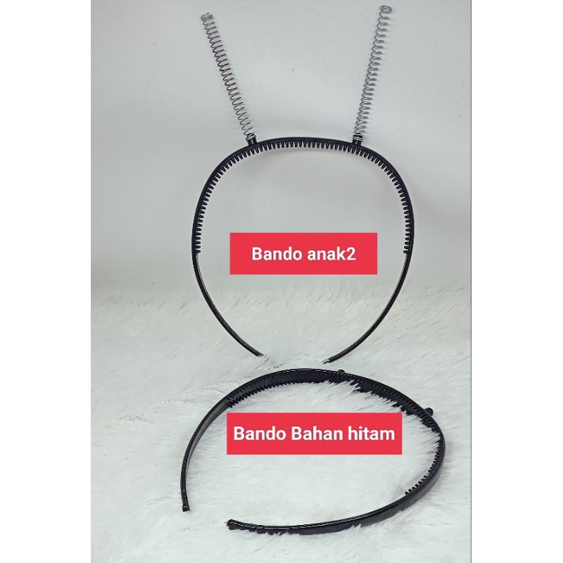 Bando hitam per / Bando anak2 ( isi:6 pcs )