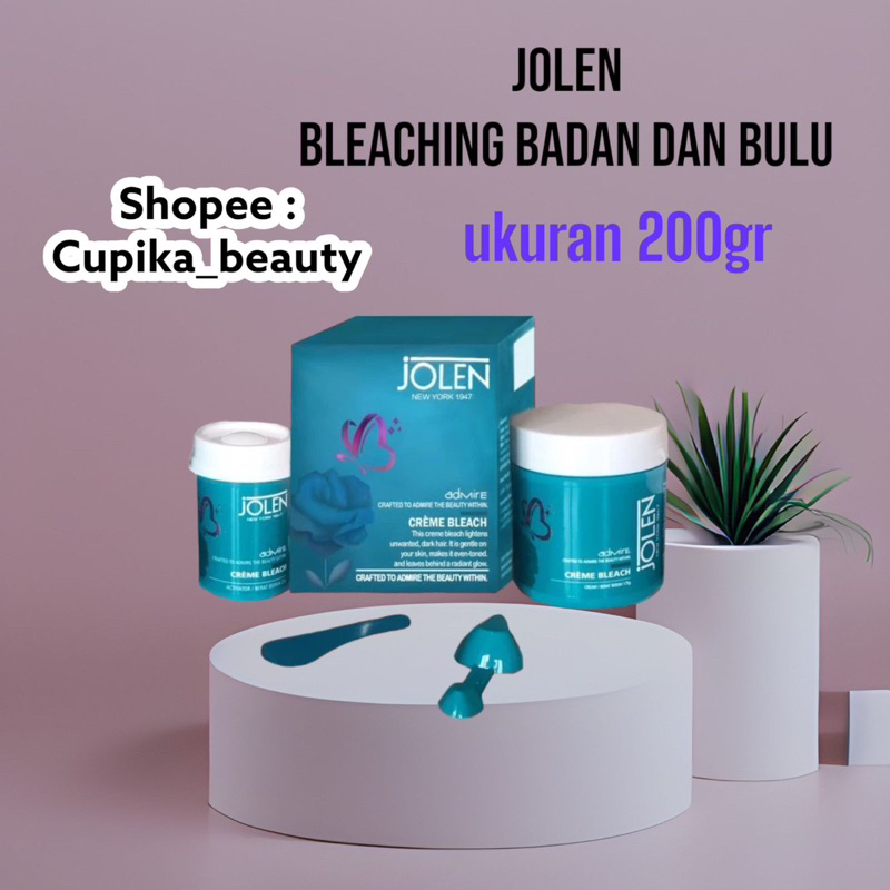 &lt;eb&gt; [ 200 gr ] jolen boby bleach cream 200 gr || jolen bleaching body dan bulu biar pirang 200 gr