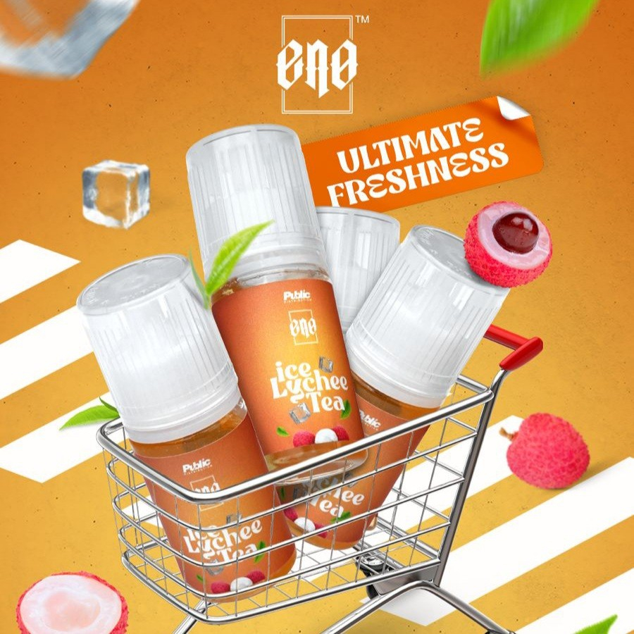 Eno Ice Lychee Tea Salt Nic 30ML by Public Distribution