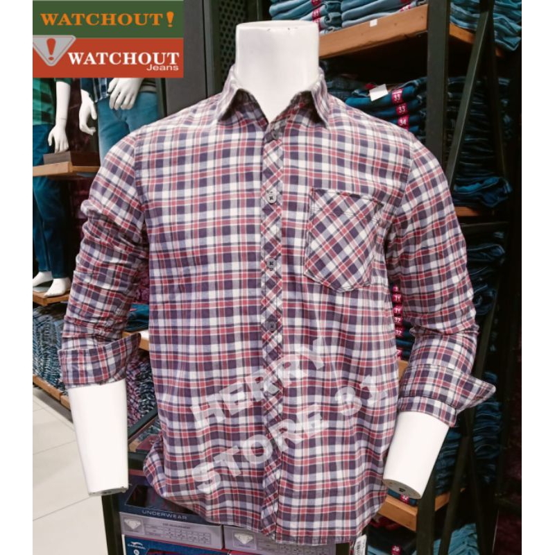 KEMEJA WATCHOUT JEANS SLIMFIT PREMIUM