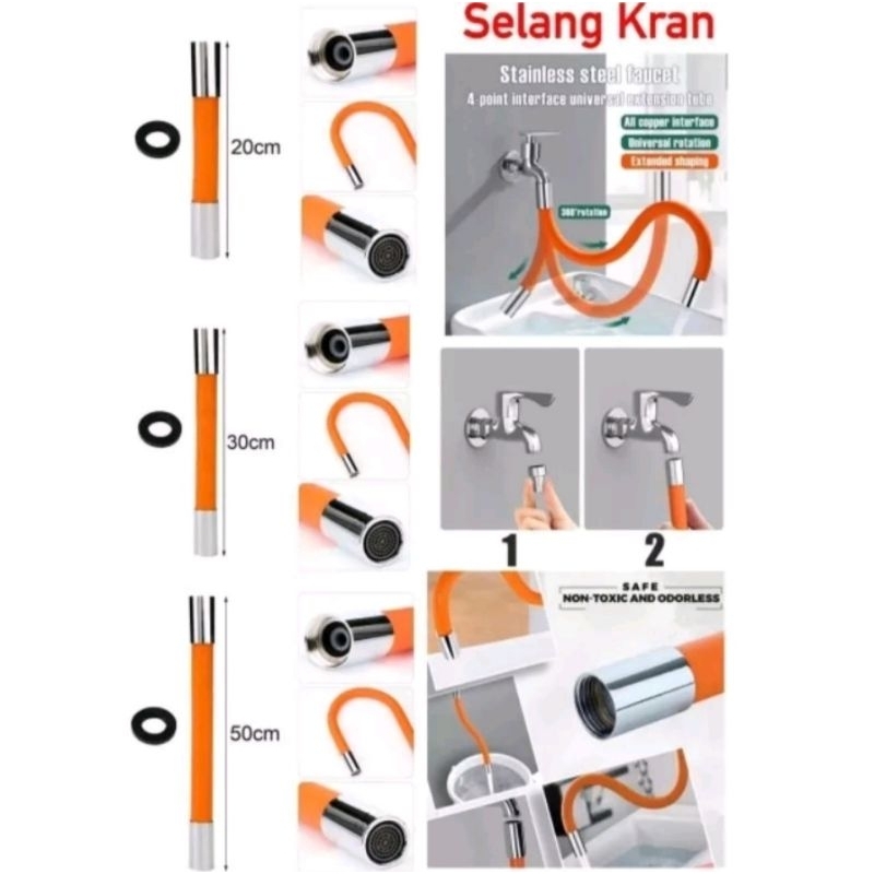 Sambungan Kran Air Flexible Selang