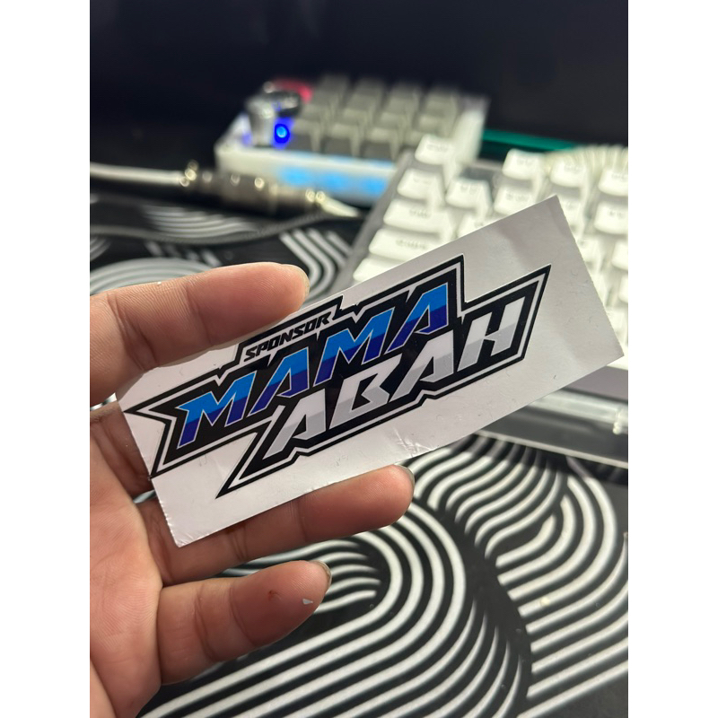 STIKER SPONSOR MAMA ABAH