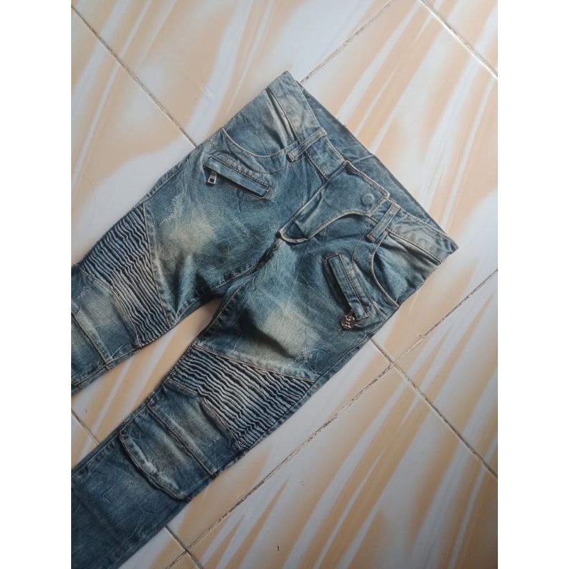 Balmain Biker Jeans