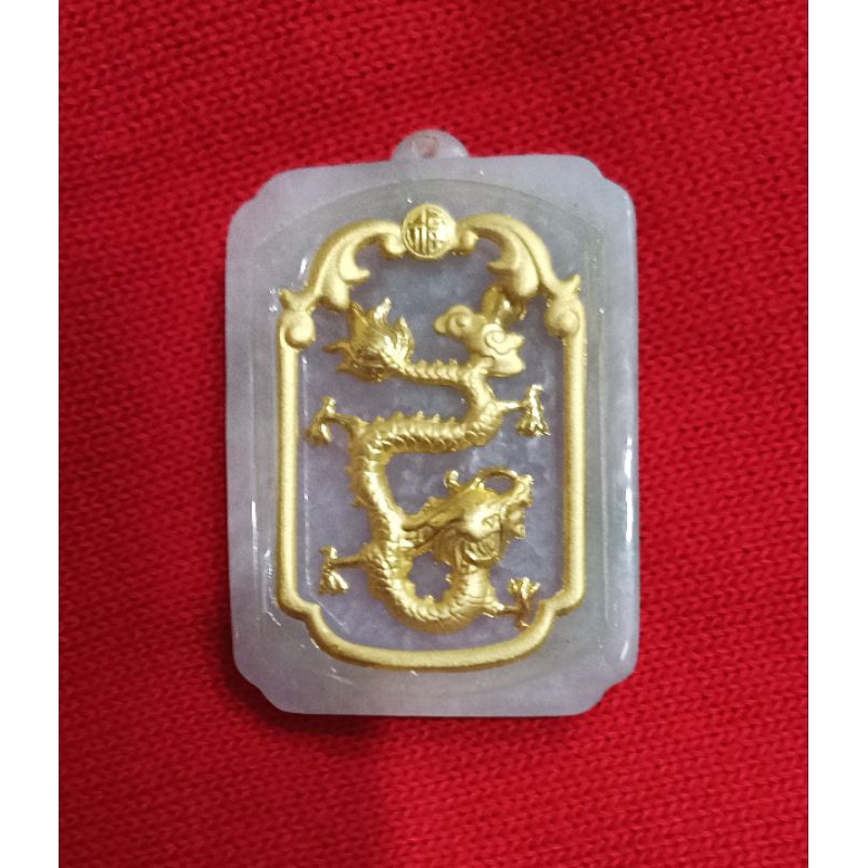 Liontin Giok lapis emas 22K