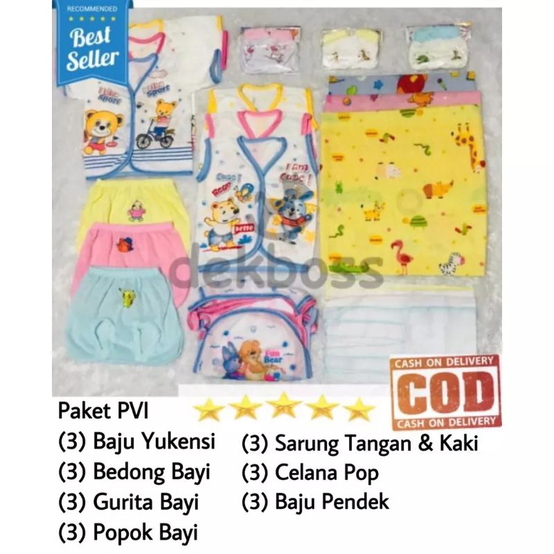 PIV | Paket Baju Bayi Newborn Baru Lahir sni | Paket Perlengkapan Bayi Baru Lahir Lengkap | Perlengkapan Bayi Baru Lahir New Born