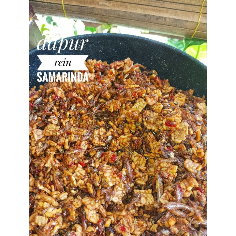 sambal goreng kering tempe kacang teri home made KEMASAN BESAR READY