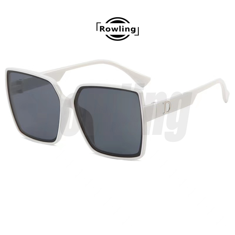 Rowling(ka-356)Sunglasses  Kacamata Hitam Titanium Kotak Wanita Sunglasses New Arrival Import Kacamata Fashion