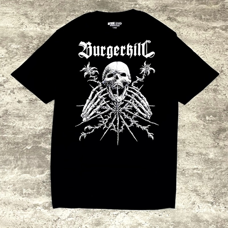 NOOV MUSIC Tshirt Baju Kaos Maternal X Burgerkill - Arise Backprint Tshirt - Black | Original Mercha