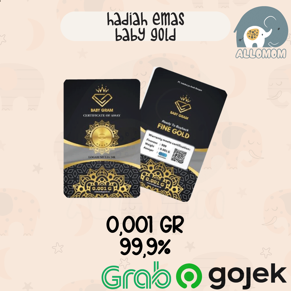 FREE GIFT EMAS BABY GOLD 0,001 GRAM