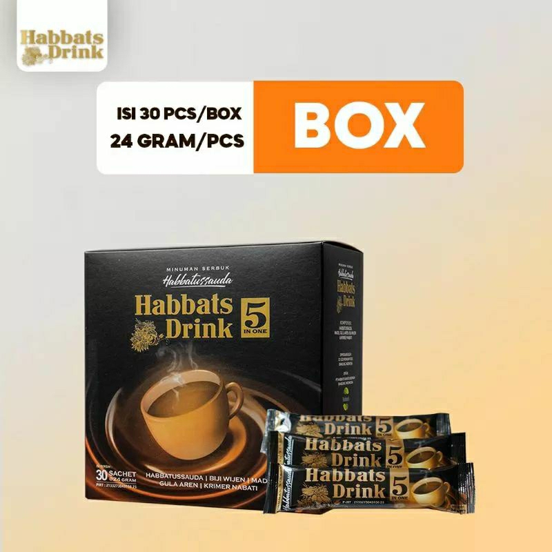 

1 box Kopi Habbats Drink Habbatussauda isi 30 sachet