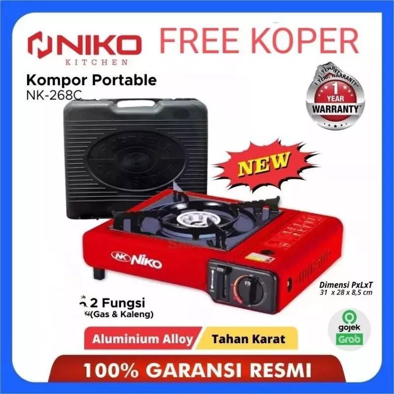 Bulgogi Pan 32CM , Alat Panggang  ,ULTRA GRILL  BBQ  + Kompor Portable  Progas , Niko, OMICKO