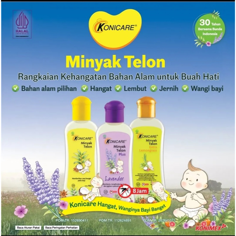 KONICARE MINYAK TELON / KONICARE MINYAK KAYU PUTIH 125ML