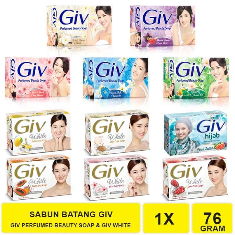 ARJUNA Bodywash GIV Reffil 60ml / Sabun Batang GIV 72g / Sabun Mandi Giv WINGS