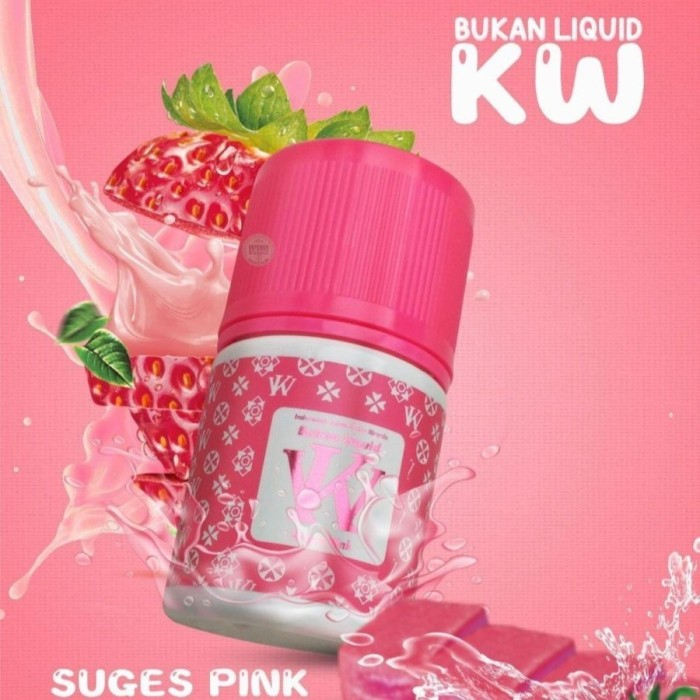 LIQUID BUKAN KW SUGES PINK 60ML SUGUS STRAWBERRY CANDY