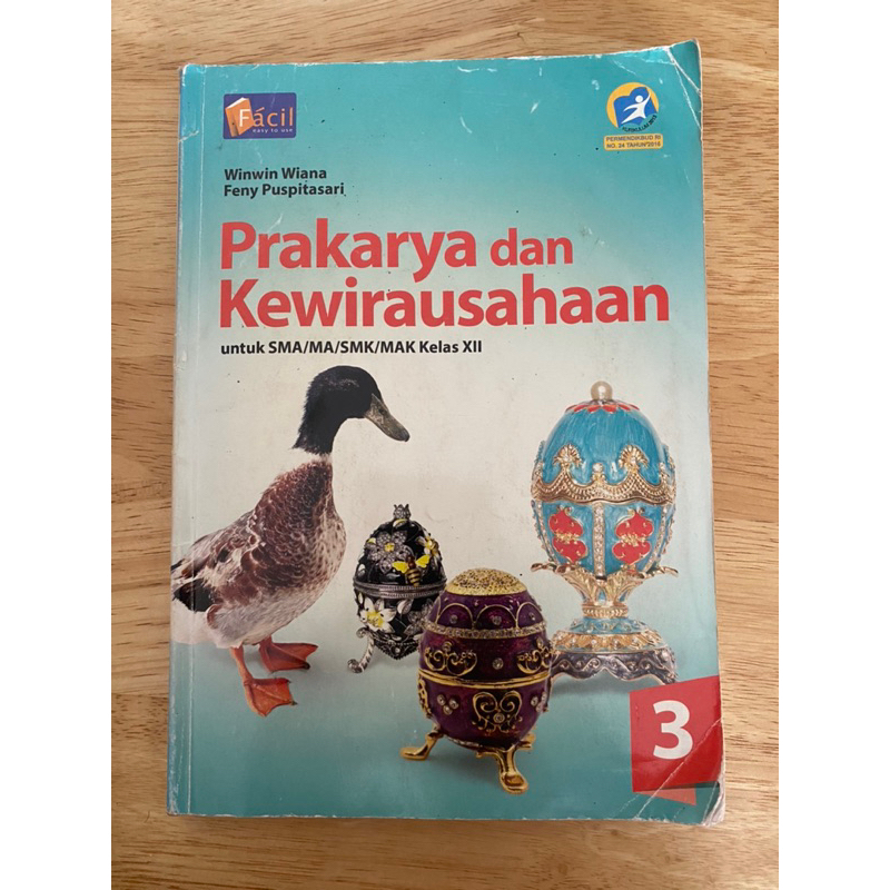

Buku Prakarya dan Kewirausahaan Kelas 12 Facil