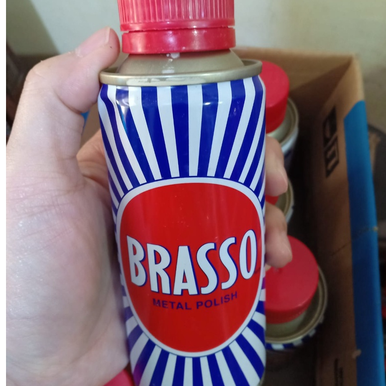 Brasso Metal Polish Liquid Cairan Pembersih Karat Braso Pengkilap Logam Serba Guna (200ml)