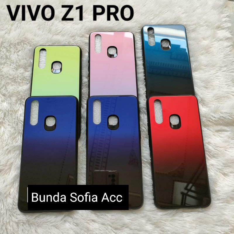 Softcase metalik kilap bahan bagus softcase glossy Vivo Z1 pro