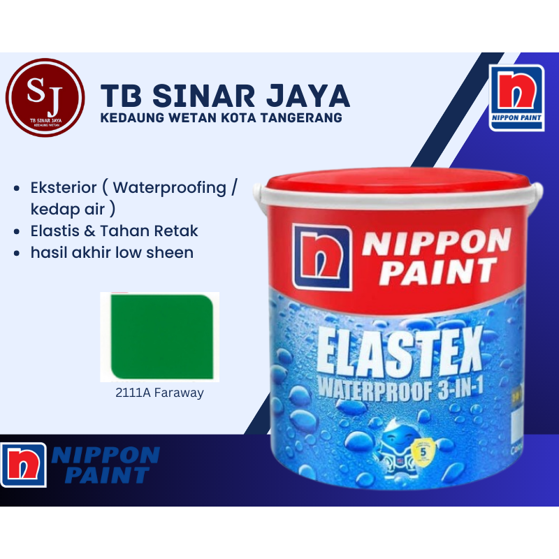 Cat Pelapis Kedap Air Nippon Paint Waterproofing 4kg - 2111A Faraway