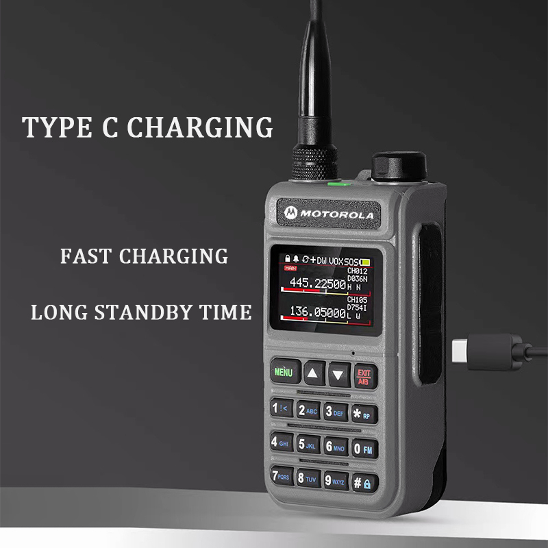 HT Motorola V86T Fast charging USB C dual band Handy talky Handy talkie ijin resmi sertifikat postel kominfo
