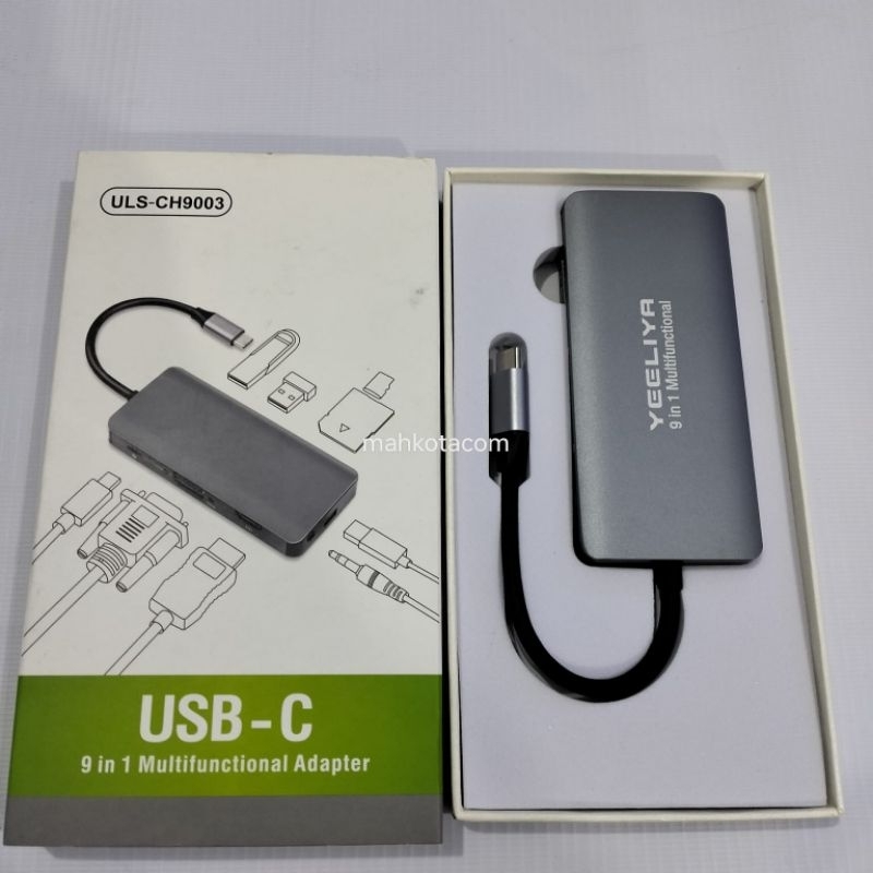 Yeeliya USB C ULS CH9003 9 in 1 Multifunctional Adapter