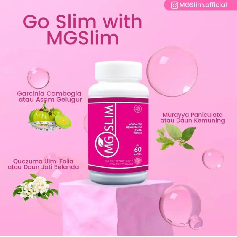 SISLIM MG Slim pelangsing alami aman bpom