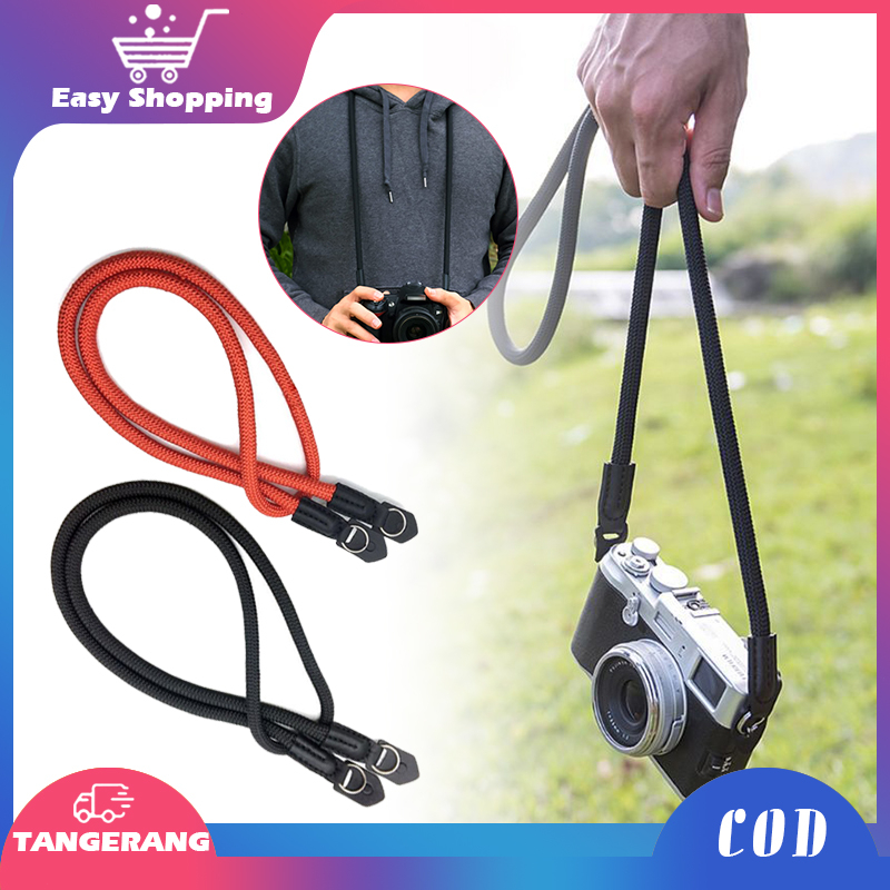 Strap Kamera Universal Neck Strap Kamera Tali Kamera Camera Neck Strap Mountaineering Nylon Rope