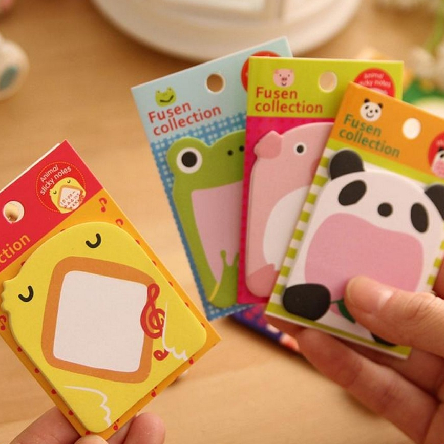 

Sticky Notes Motif Binatang Tempelan Kertas Catatan Memo Note Karakter Animal Lucu Unik