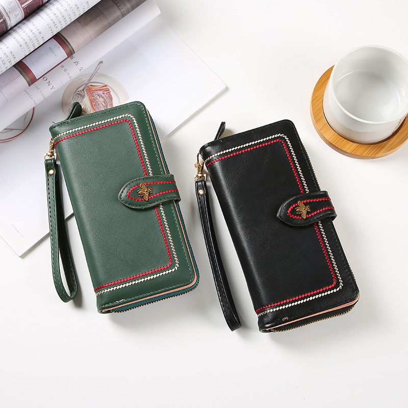 Dompet Lipat Wanita Dompet Kulit Sintesis Dompet Kartu Wanita Fashion Korea Style Import Azgalery D67