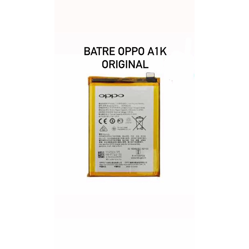 Baterai oppo a1k Original