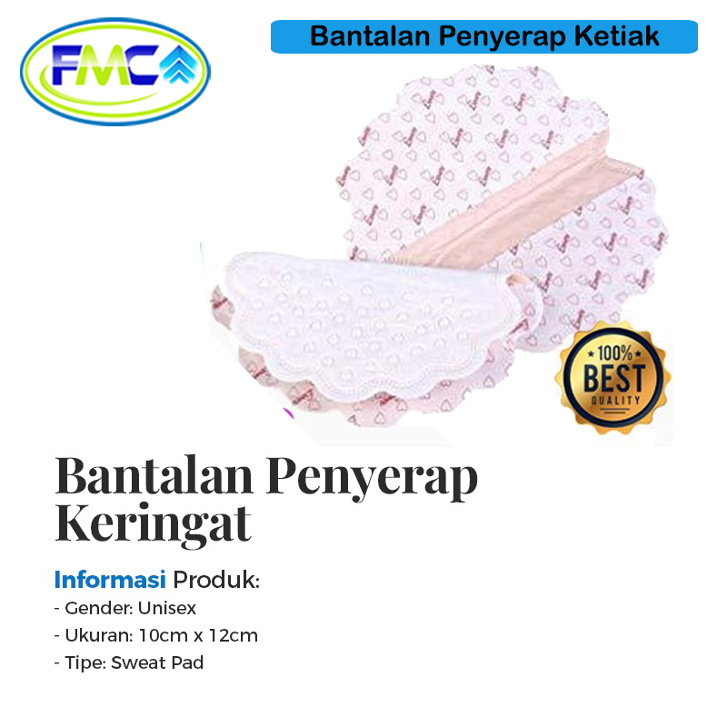 Bantalan Ketiak Menyerap Keringat Ped Pembalut Ketek Armpit Anti Basah Underarm Pads Sekali Pakai