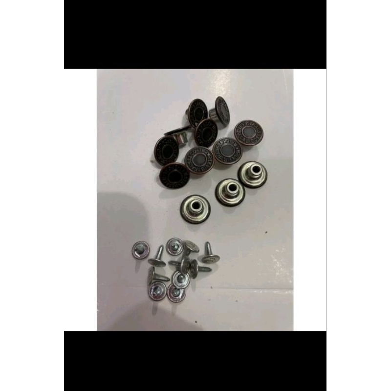 600pcs KANCING ORIGINAL JEANS / kancing celana jeans ori 1 set kancing jeans