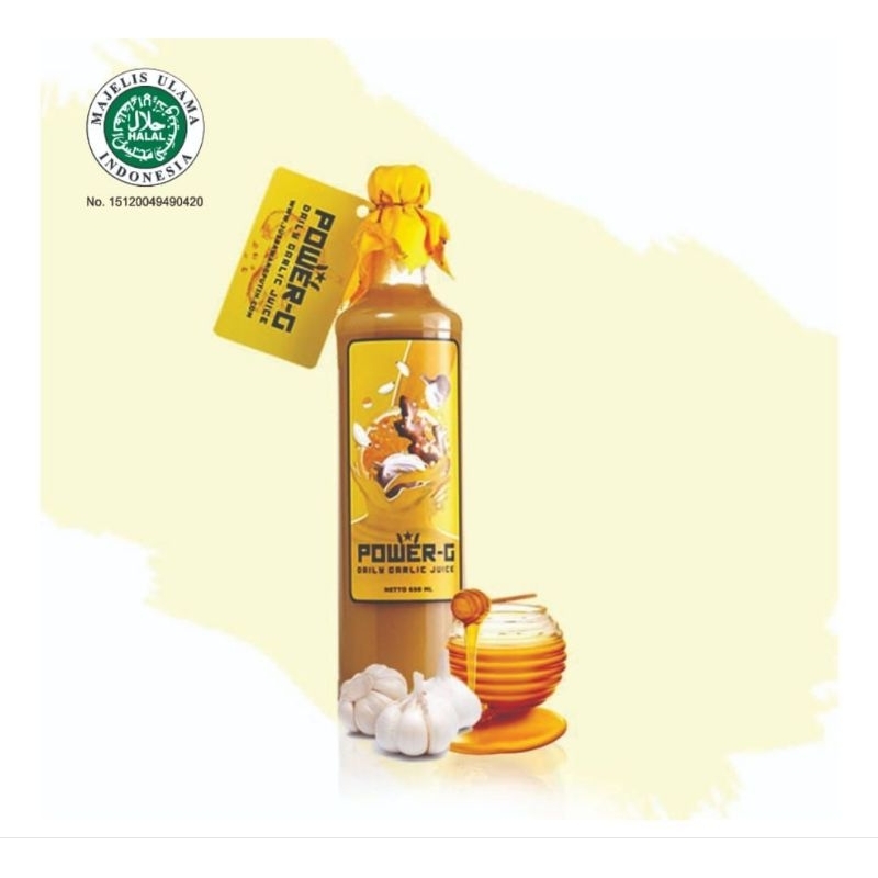 

POWER G | JUS BAWANG PUTIH | 650ml