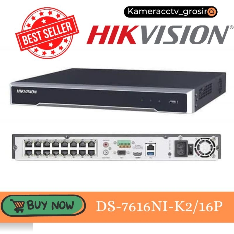 NVR HIKVISION 16CH DS-7616NI-K2/16P