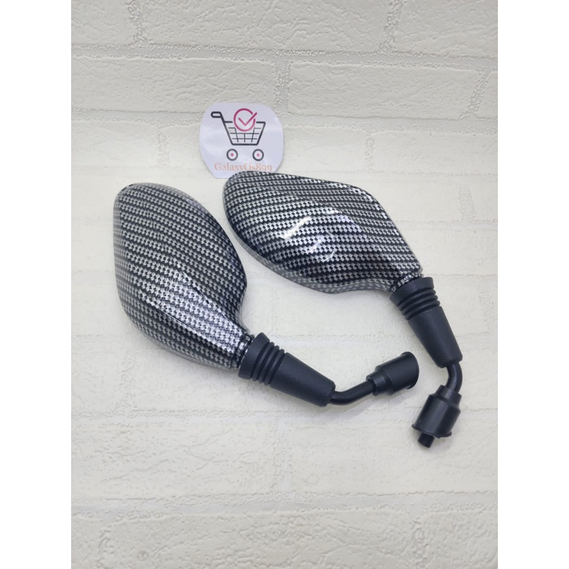 Spion Click Karbon Twotone Beat Vario Nmax Pcx Aerox Mio Universal Honda Yamaha