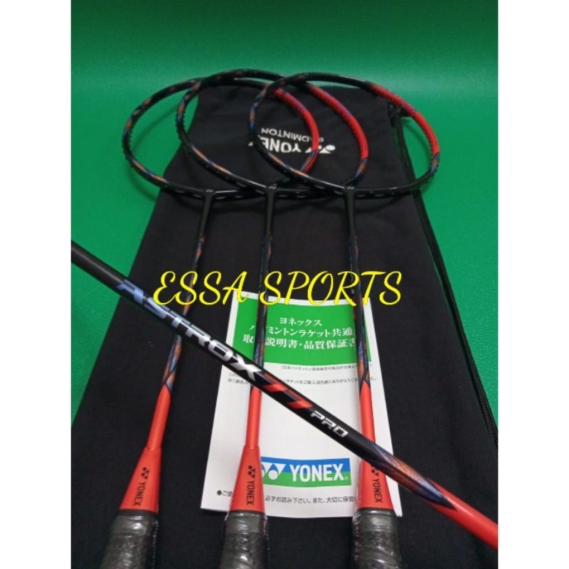 RAKET YONEX ASTROX 77 PRO JP CODE FREE SENAR GRIP DAN ONGKOS PASANG