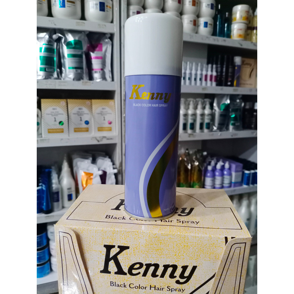 Kenny Hairspray Black Color 180ml