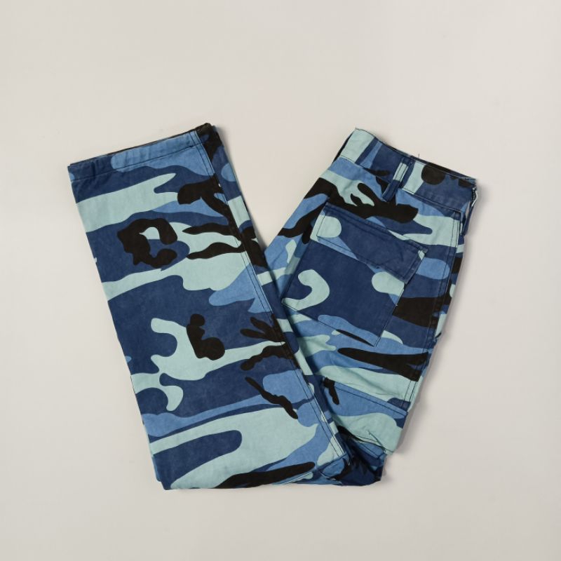 Cargo Pants Camo Blue Second