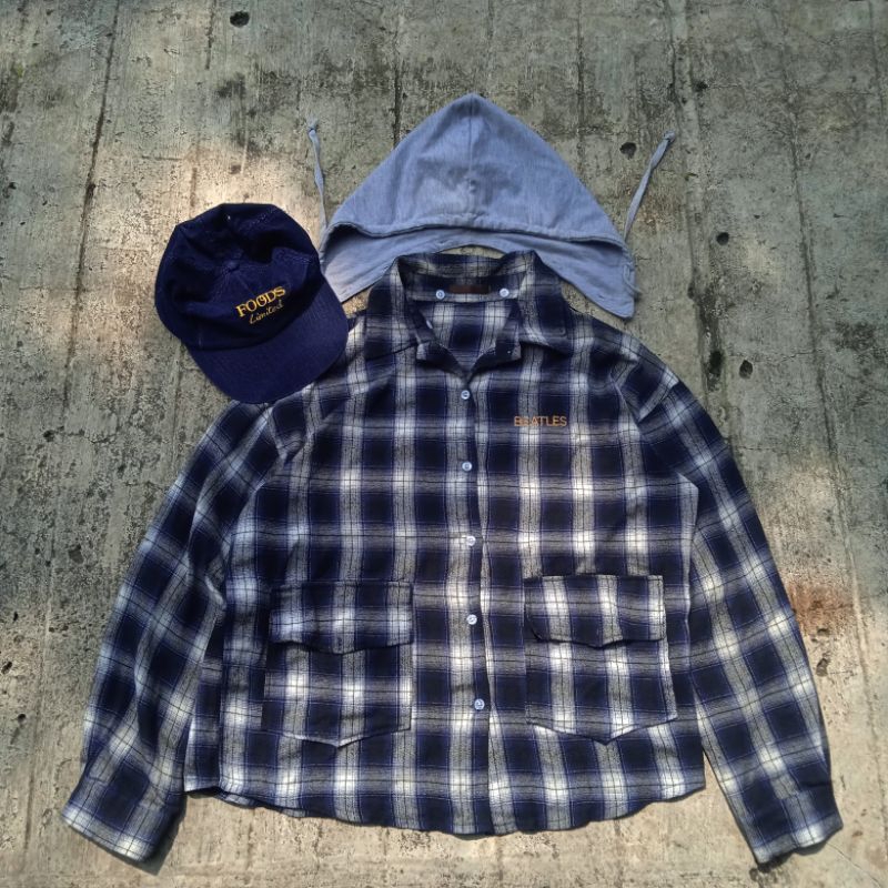 flannel hoodie veterano