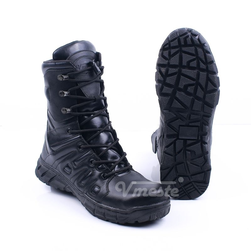 SEPATU PDL TACTICAL BLACKJUMP KULIT //SEPATU PDL TNI POLRI//SEPATU SAFETY BOOT