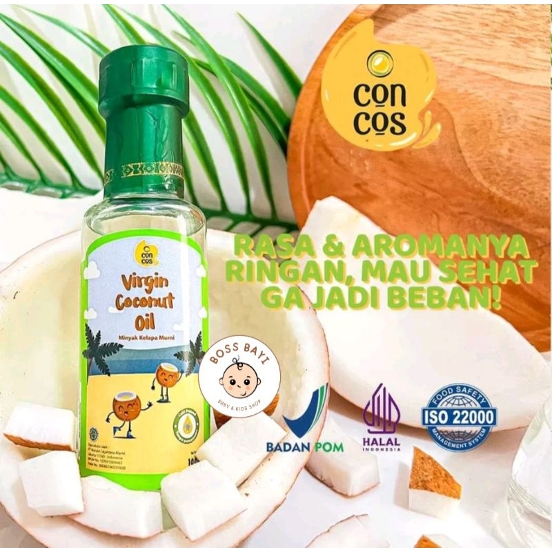 CONCOS - Virgin Coconut Oil Kids / Minyak Kelapa Murni 100ml -250ml