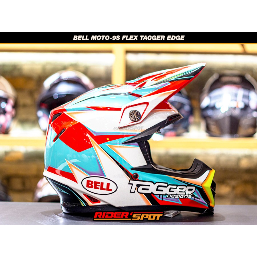 Helm Bell Moto-9S Flex Tagger Edge dirt Motocross Helmet Original Tour