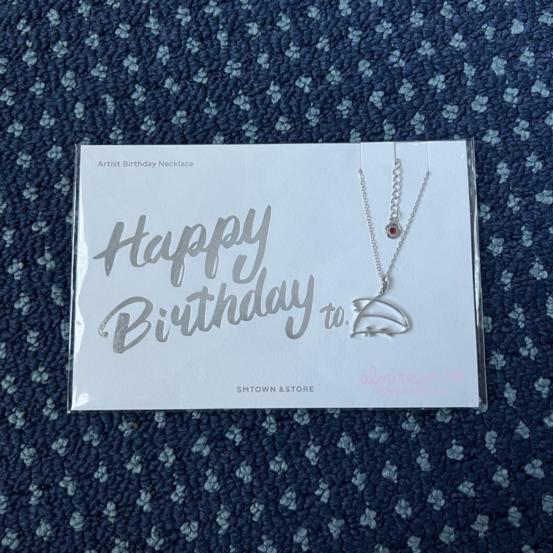 [BACA DESKRIPSI] EXO D.O. Do Kyungsoo Birthday Necklace Rhodium Silver unsealed unused