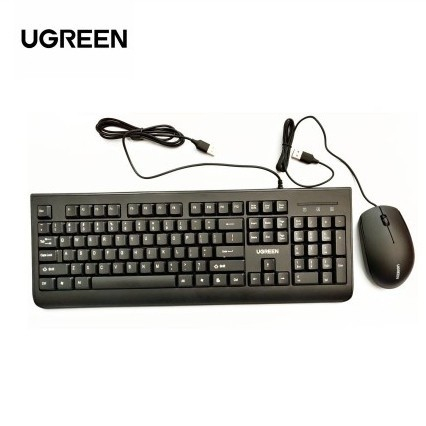 UGREEN Keyboard Bundle Mouse Set - Ugreen USB Wired Combo Komputer Laptop 90561