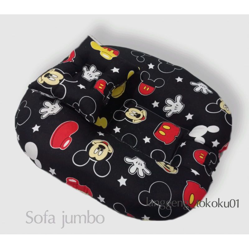 sofa bayi JUMBO gratis 1 bantal peyang