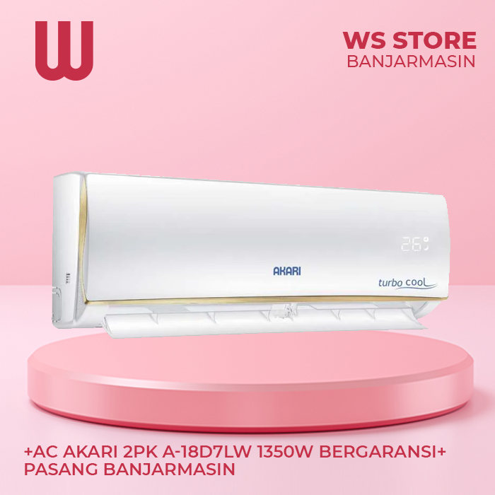 +AC AKARI 2PK A-18D7LW 1350W BERGARANSI+PASANG BANJARMASIN