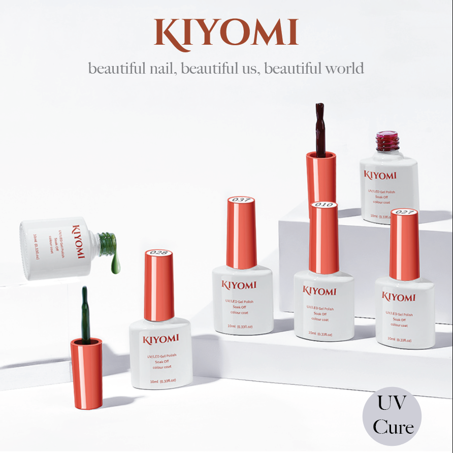 KIYOMI Nail Gel Polish UV LED / Cat kuku warna HOT Colors Soak off gel polish 10ml